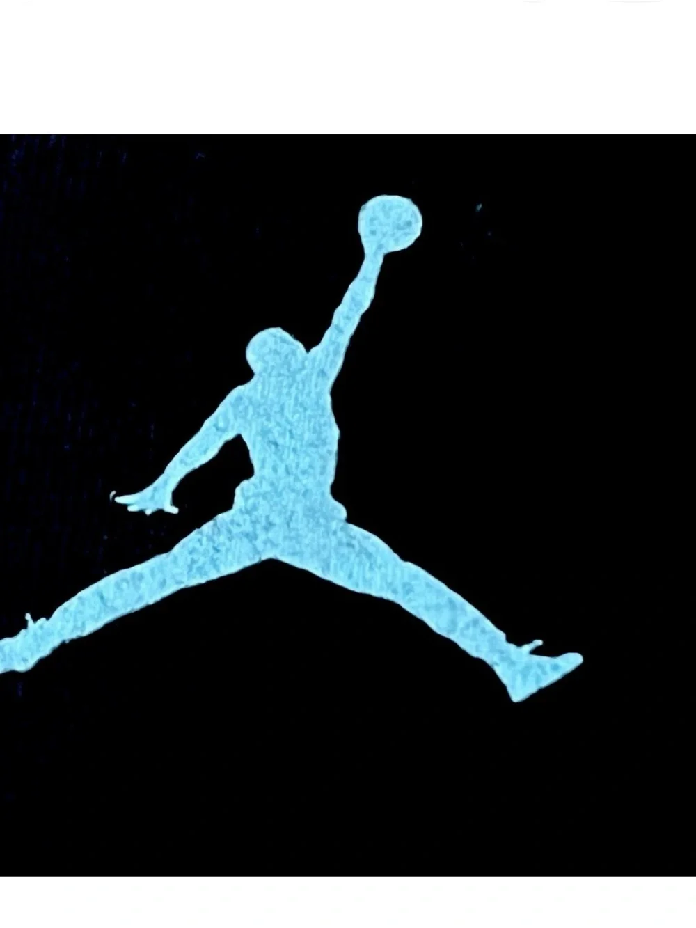 JORDAN NIKE Wings Graphic Tee Shirt Black Blue XL